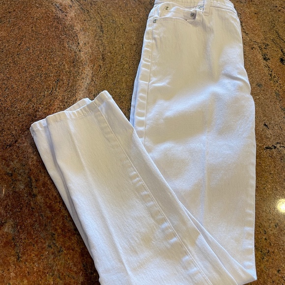 DG by Diane Gilman White Skinny, Tapered Leg Jeans XST (XS Tall) Excellent! - Picture 10 of 10